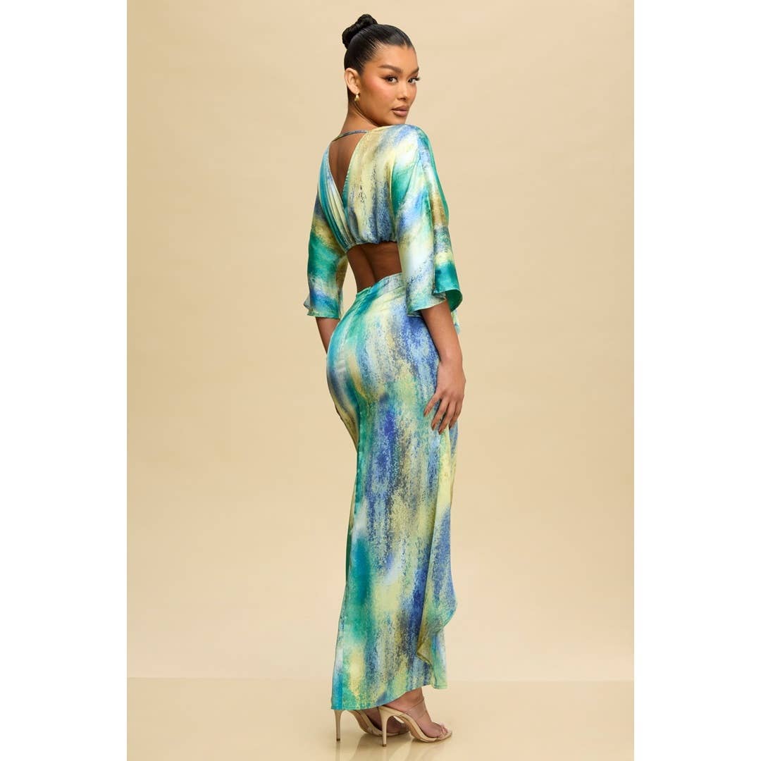 KELLYS SUNSET MIRA SCRUCH FRONT DRESS