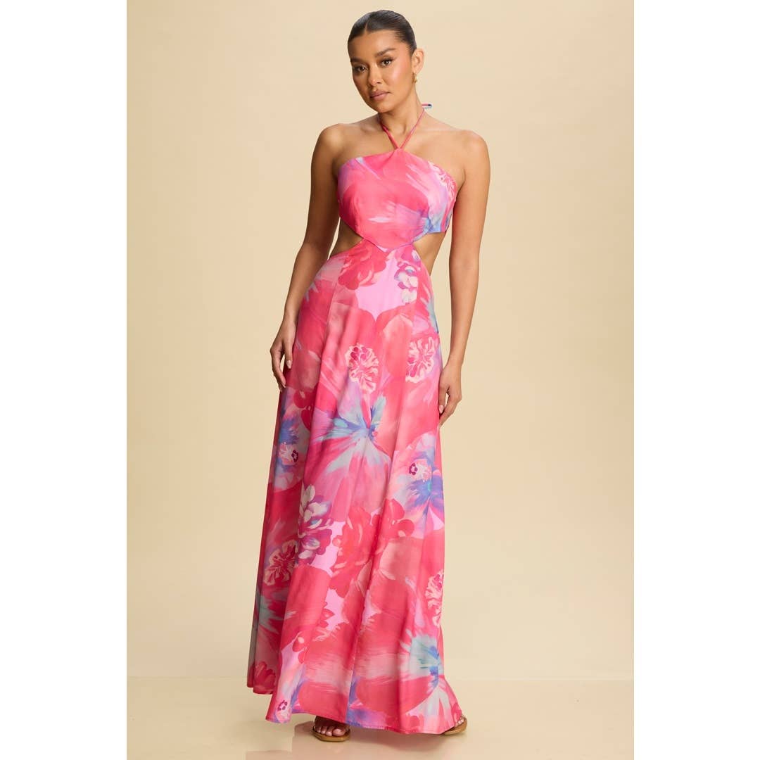 KELLYS SUNSET DRESSES VIOLA MAXI HALTER DRESS