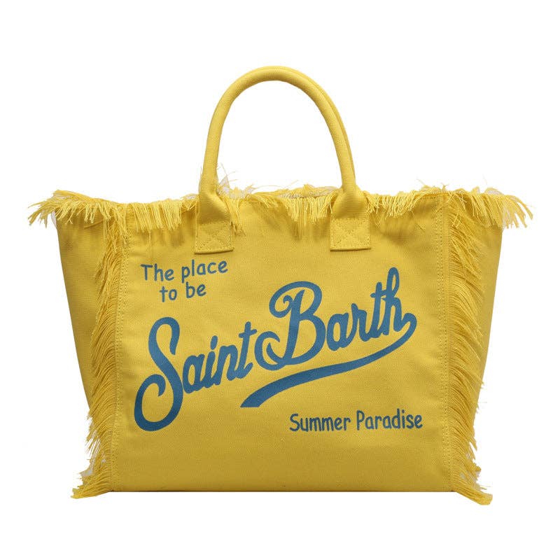 Tassel large-capacity beach handbag shoulder bag