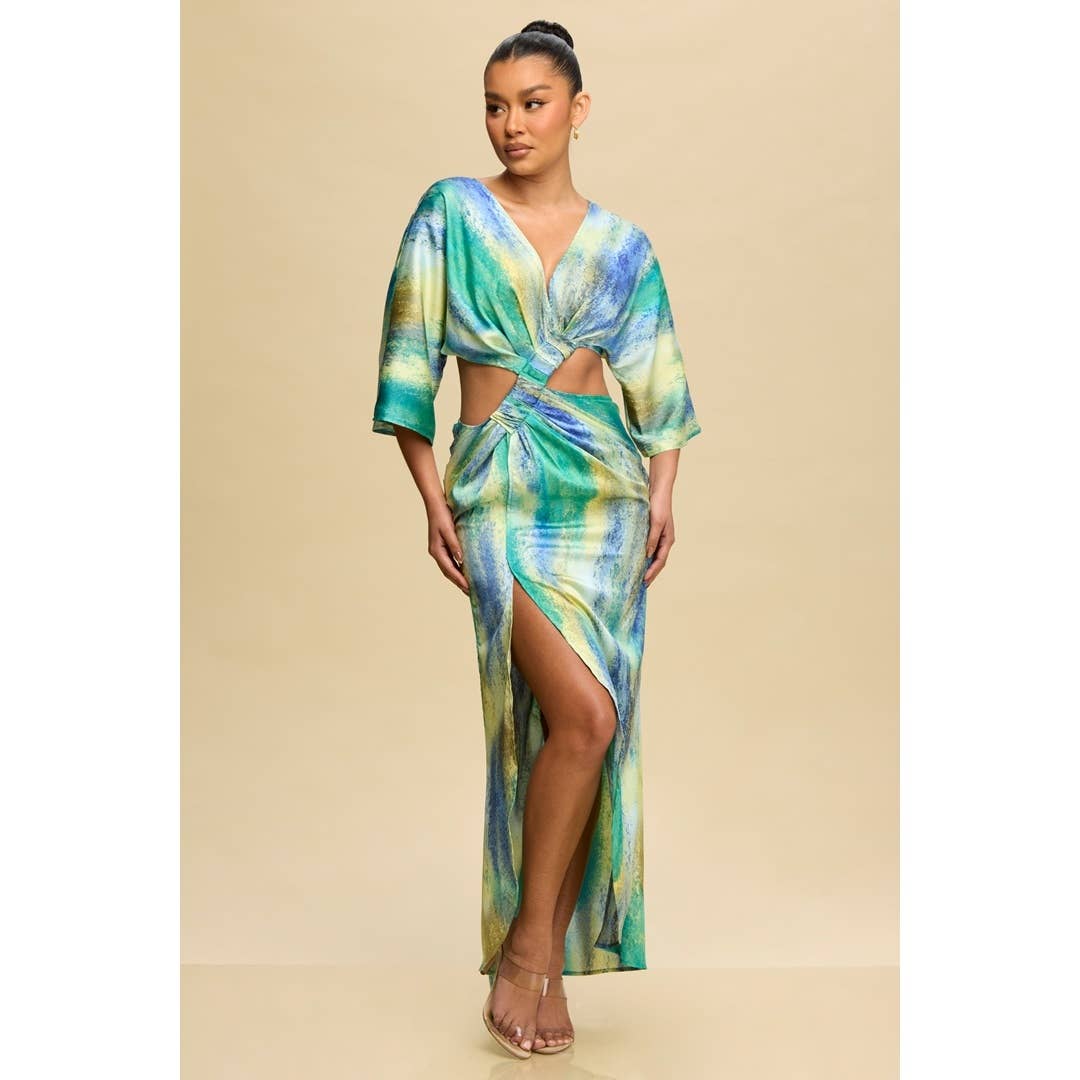 KELLYS SUNSET MIRA SCRUCH FRONT DRESS
