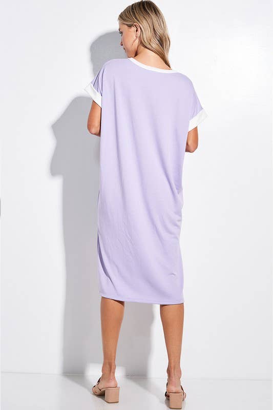 Shell yeah ringer band loungewear dress