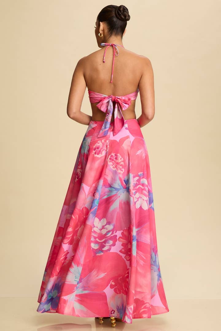 KELLYS SUNSET DRESSES VIOLA MAXI HALTER DRESS