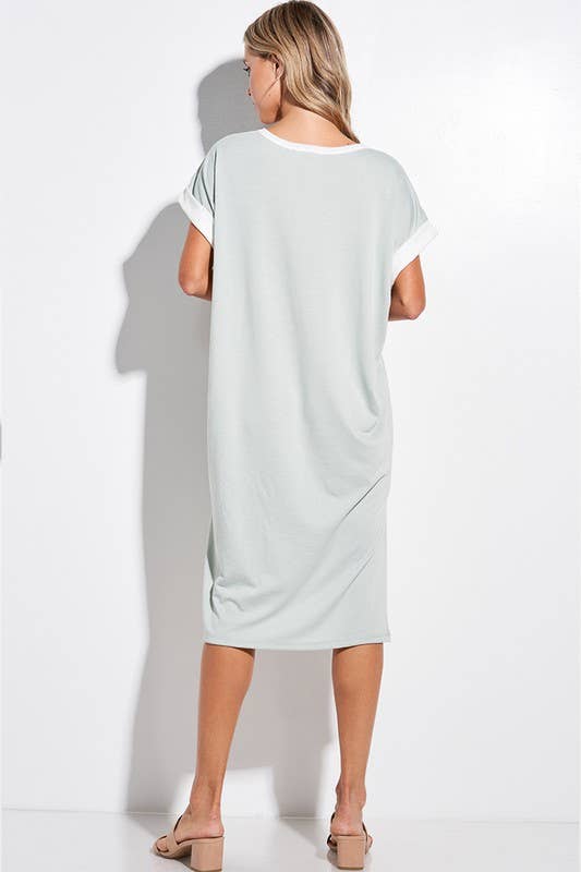 Shell yeah ringer band loungewear dress