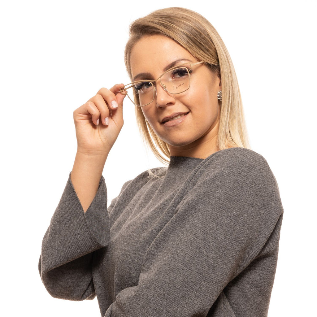 Gold Women Glasses Frame