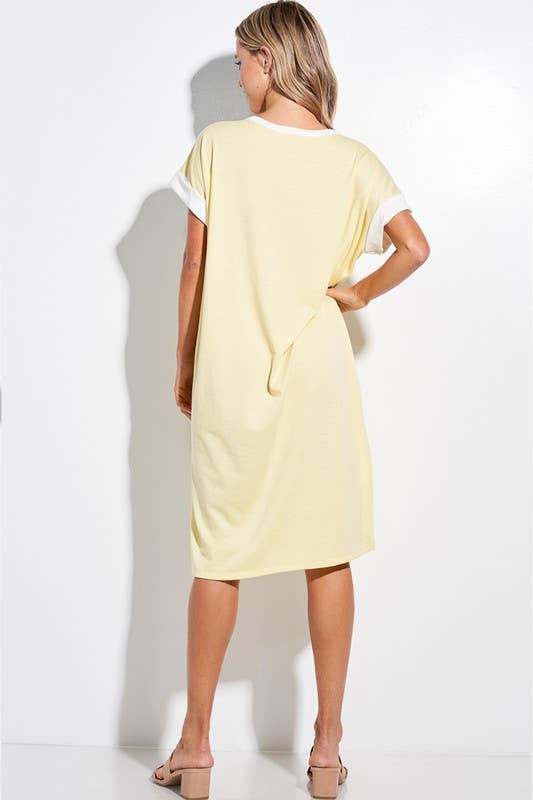 Shell yeah ringer band loungewear dress