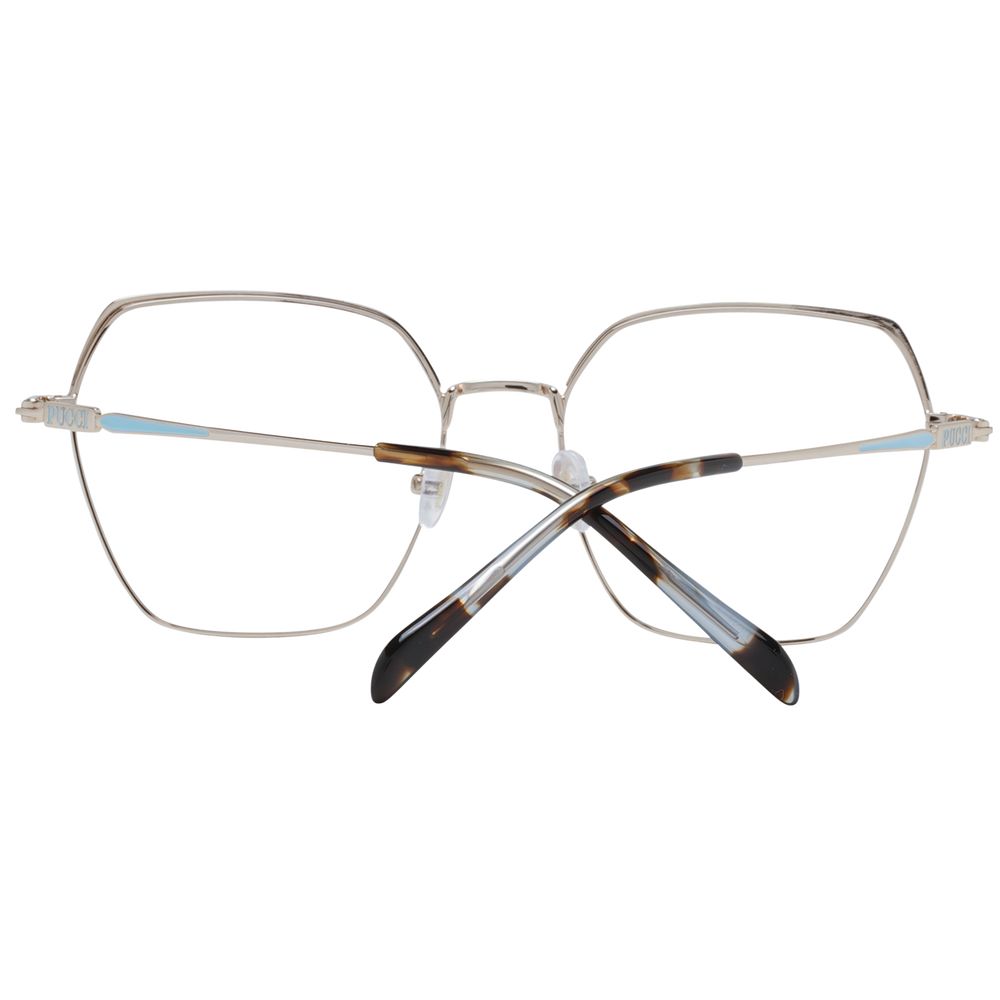 Gold Women Glasses Frame