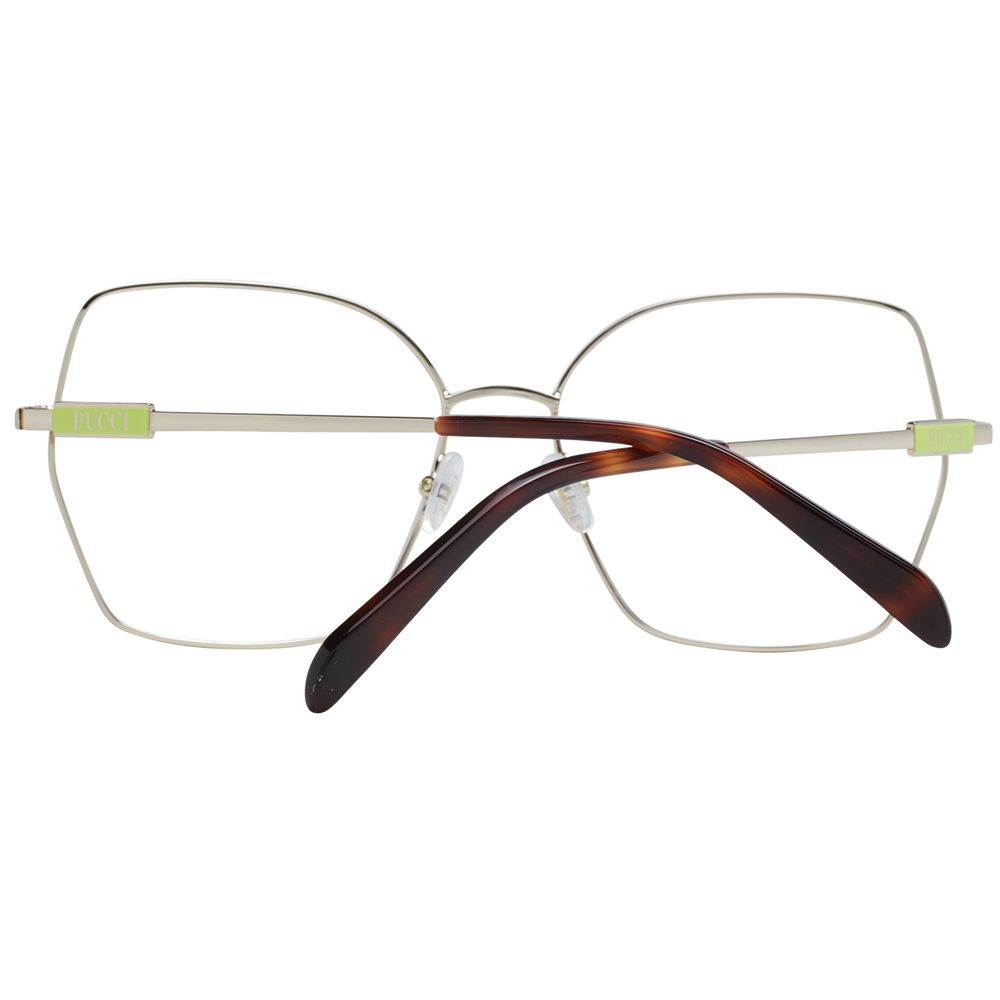 Gold Women Glasses Frame