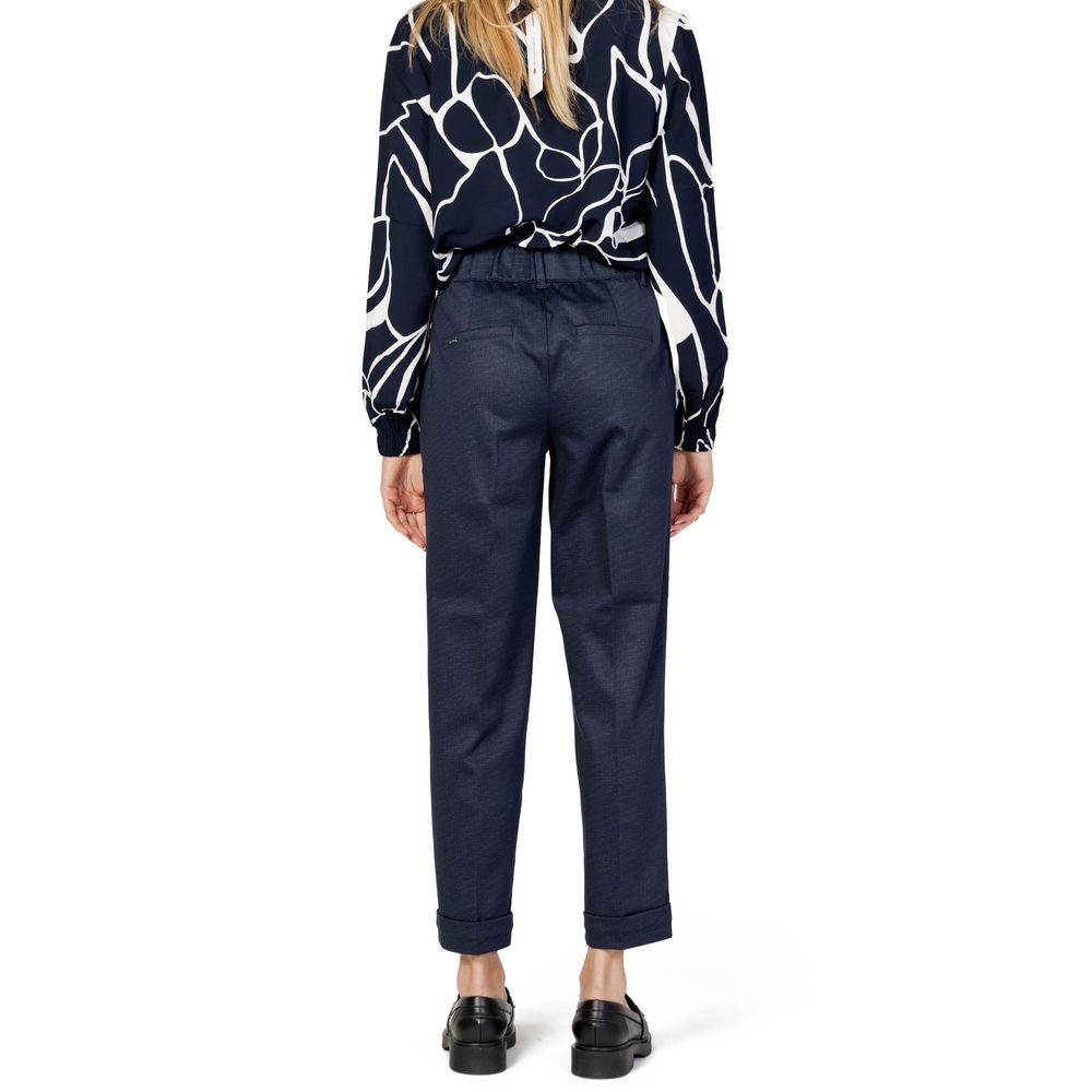 Blue Viscose Pant