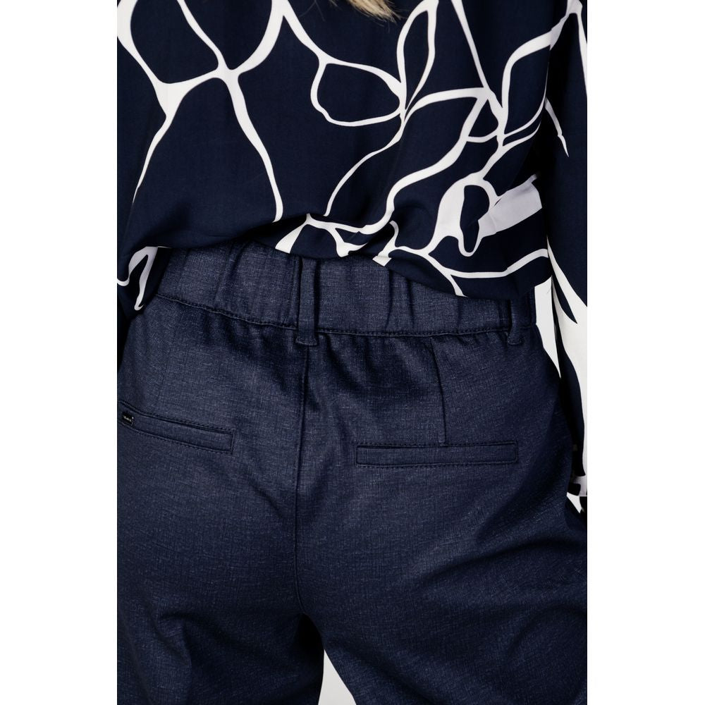 Blue Viscose Pant
