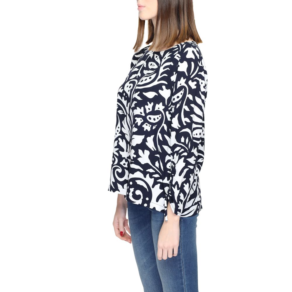 Blue Viscose Blouse