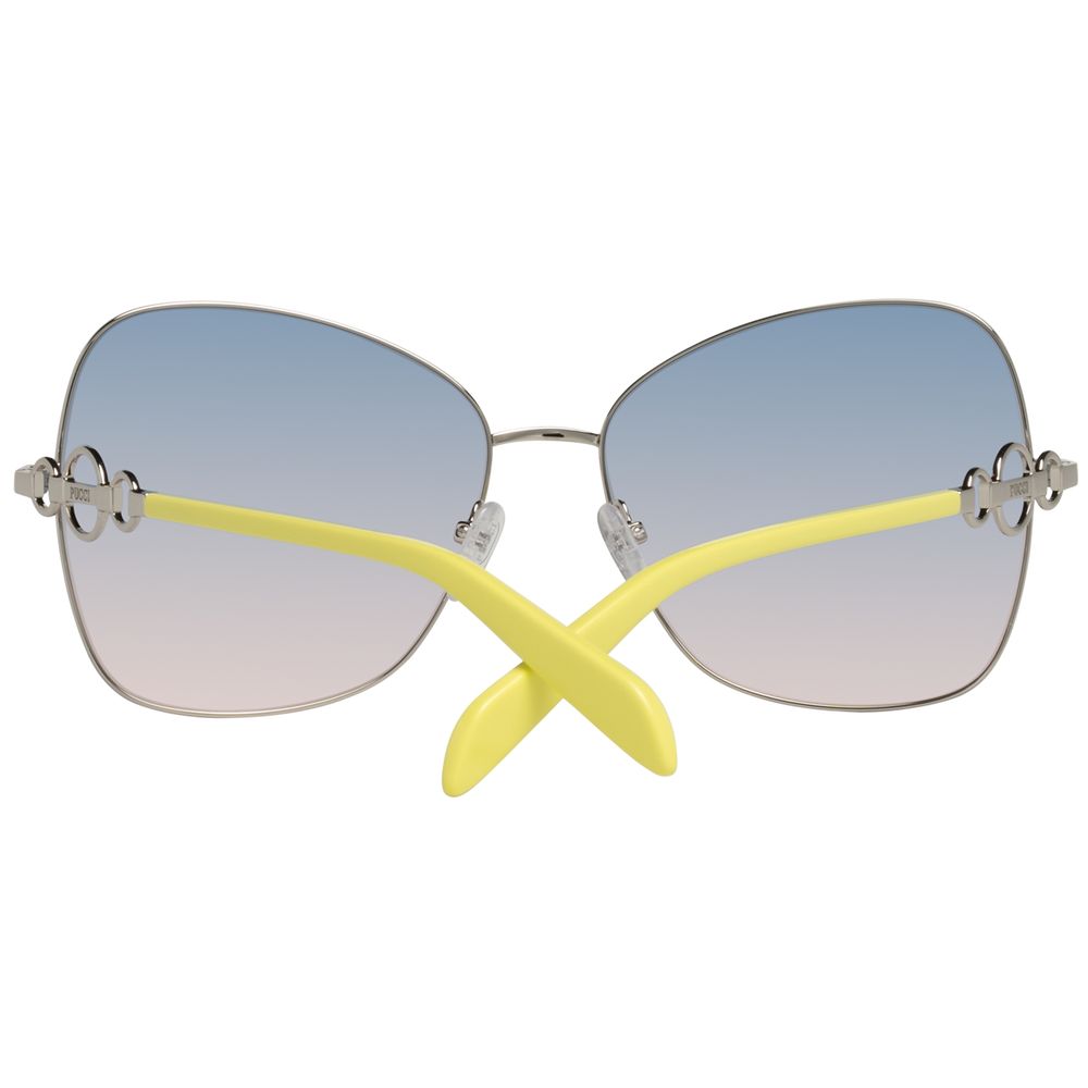 Gray Metal Sunglasses