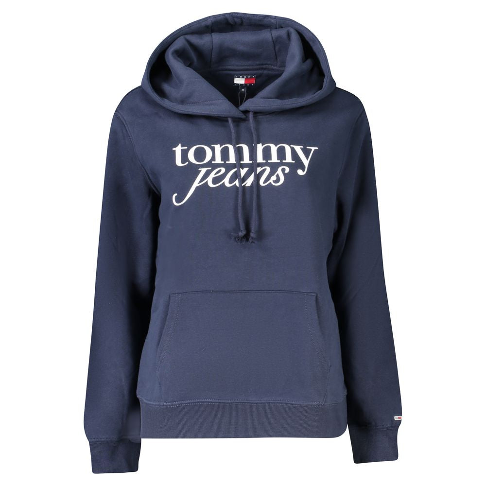 Blue Cotton Women Sweater