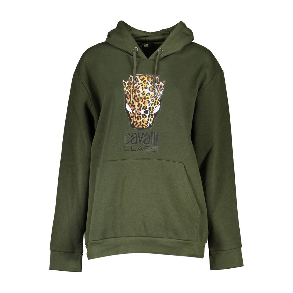 Green Cotton Women Sweater