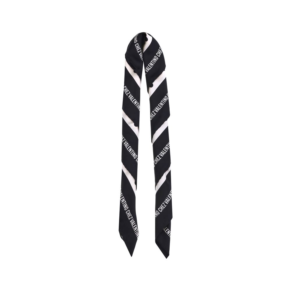 Polka dot silk Scarf