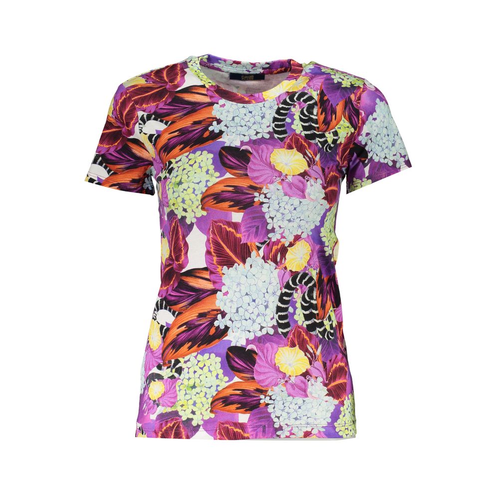 Purple Cotton Women T-Shirt