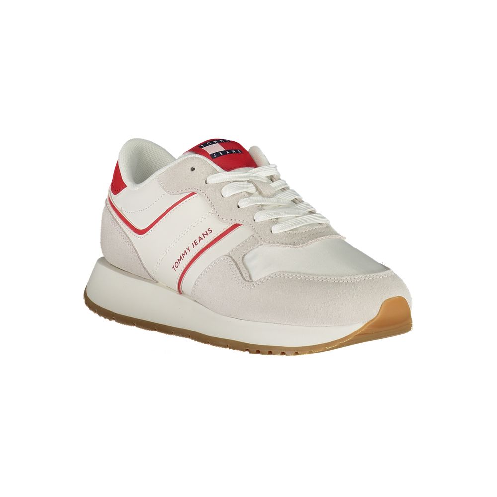 Red Leather Women Sneaker