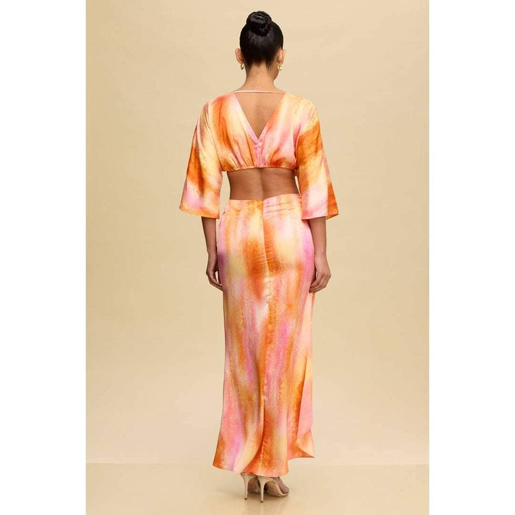 KELLYS SUNSET MIRA SCRUCH FRONT DRESS