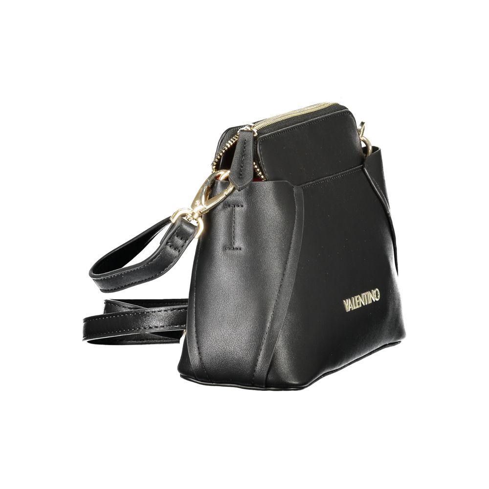 Black Polyethylene Women Handbag