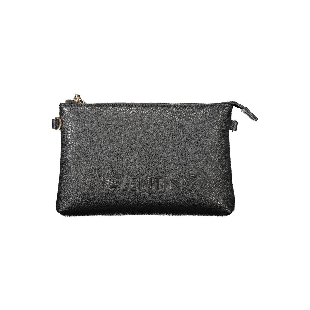 Black Polyethylene Women Handbag