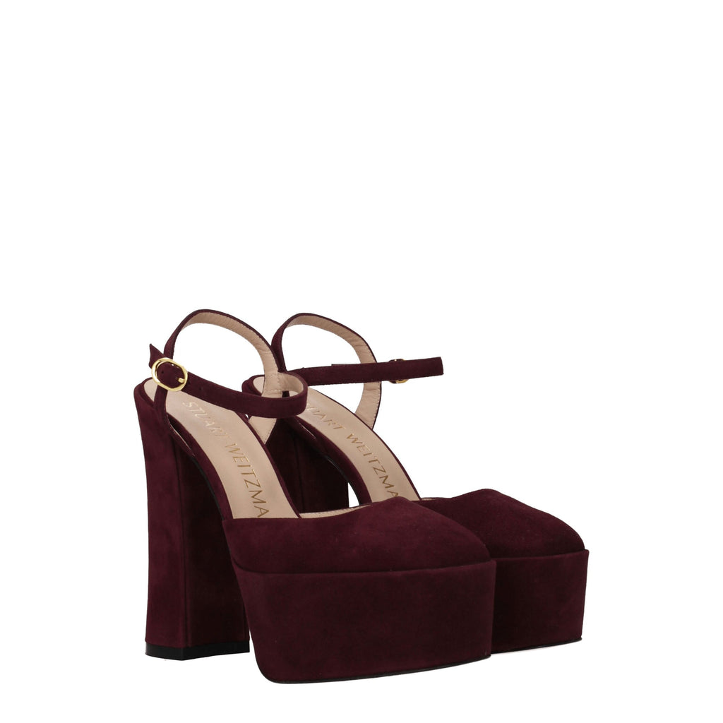 Red Leather Platforms