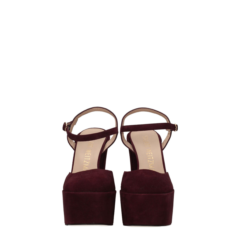 Red Leather Platforms
