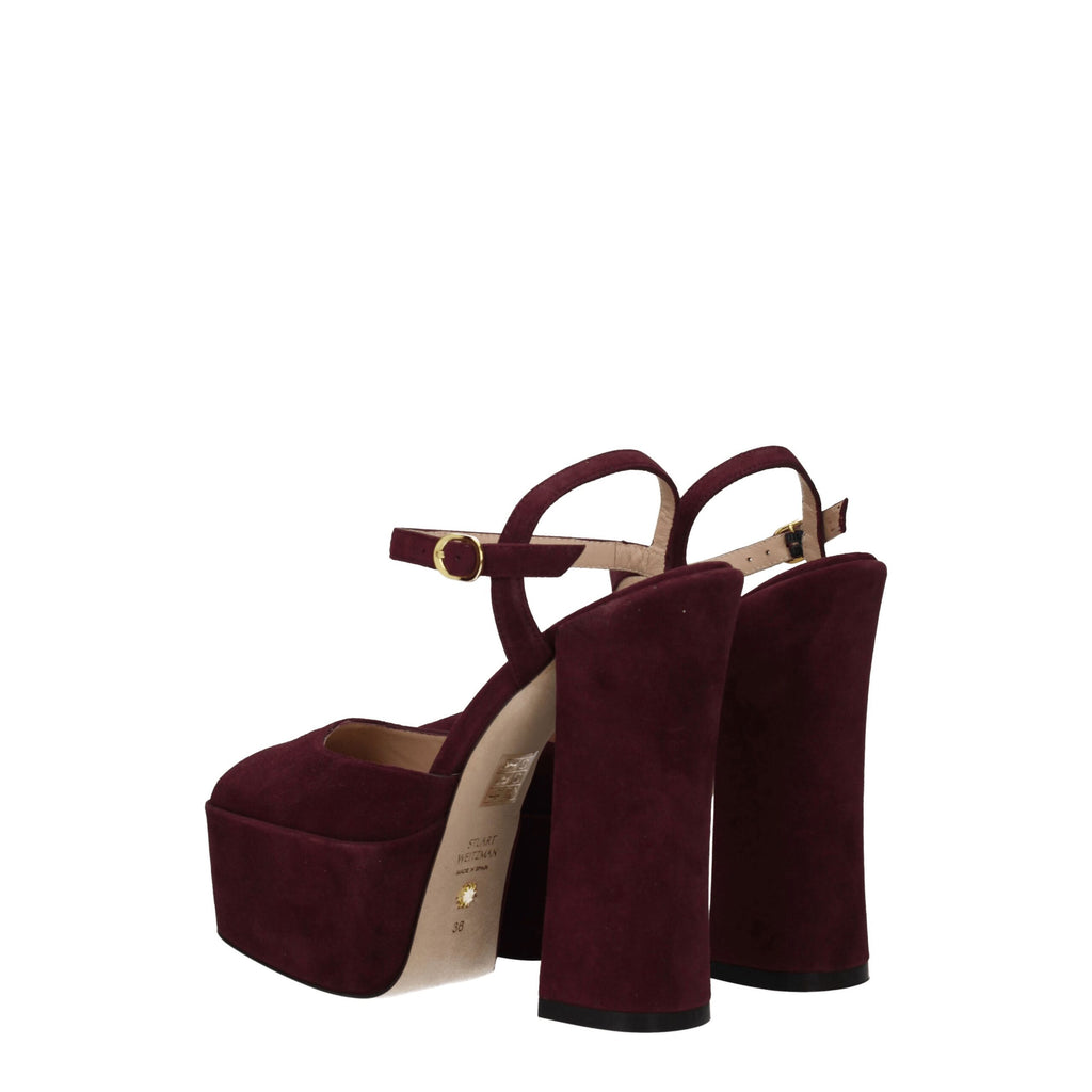 Red Leather Platforms