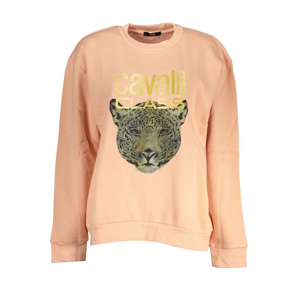 Pink Cotton Women Sweater