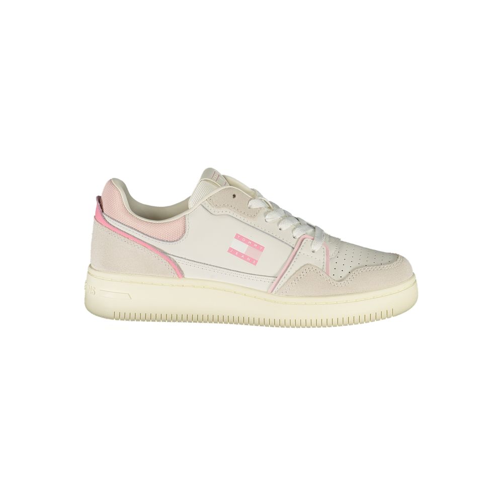 White Leather Women Sneaker