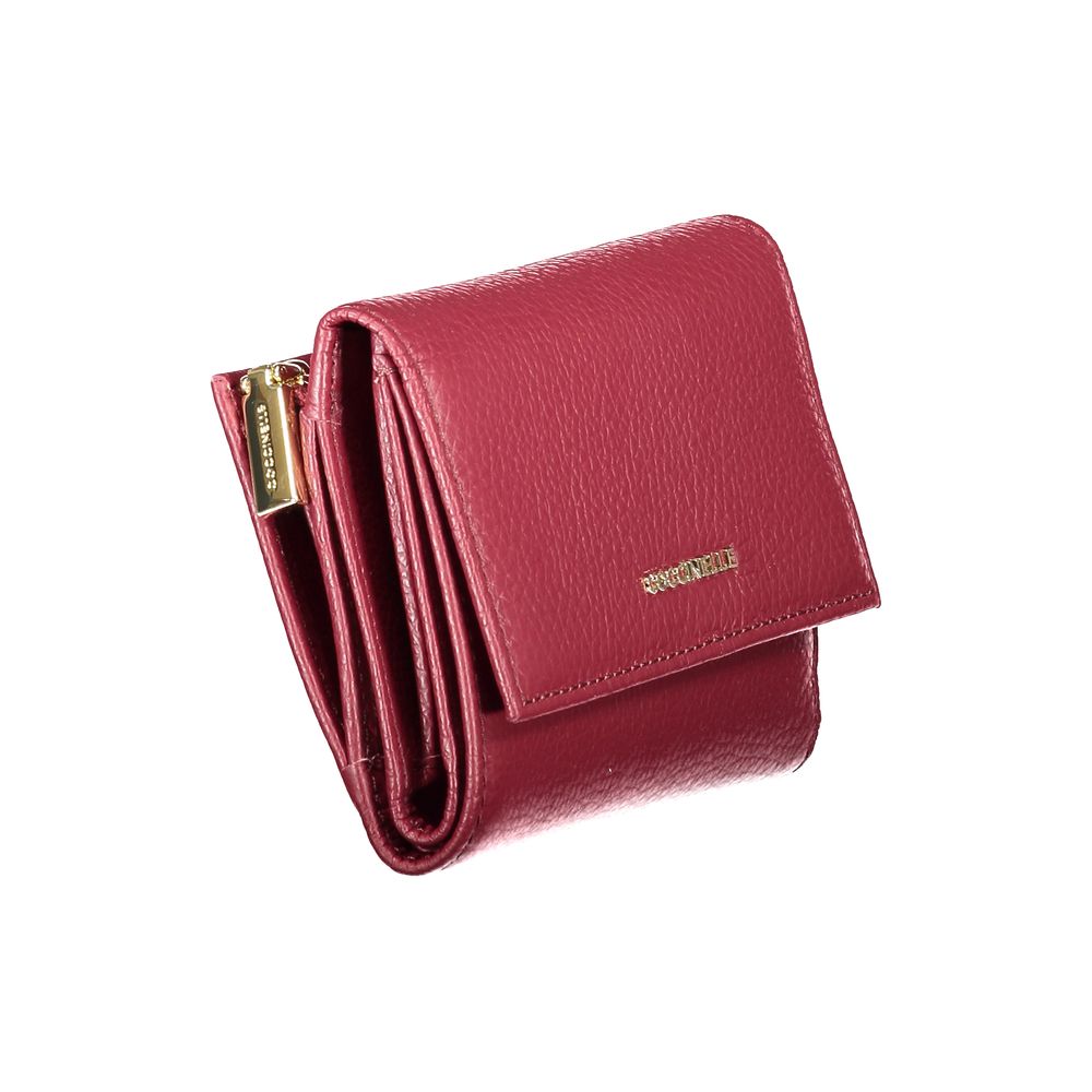 Purple Leather Women Wallet