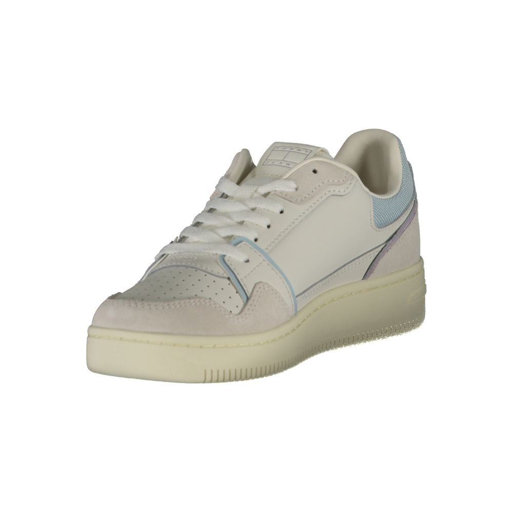 White Leather Women Sneaker