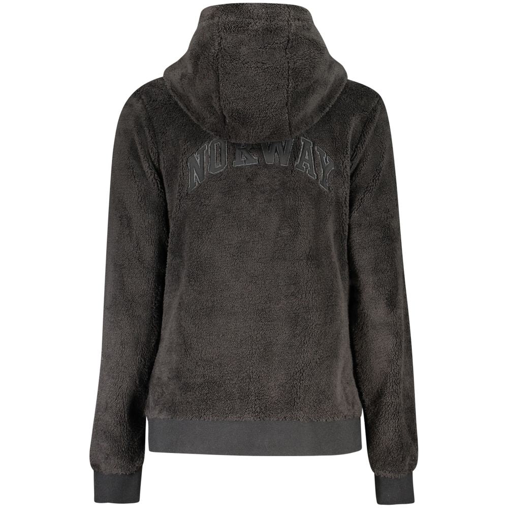 Black Polyester Women's Jacket