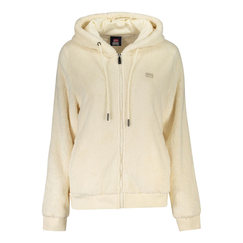 White Polyester Women Jacket