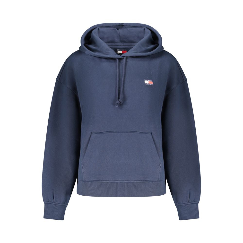 Blue Cotton Women Sweater
