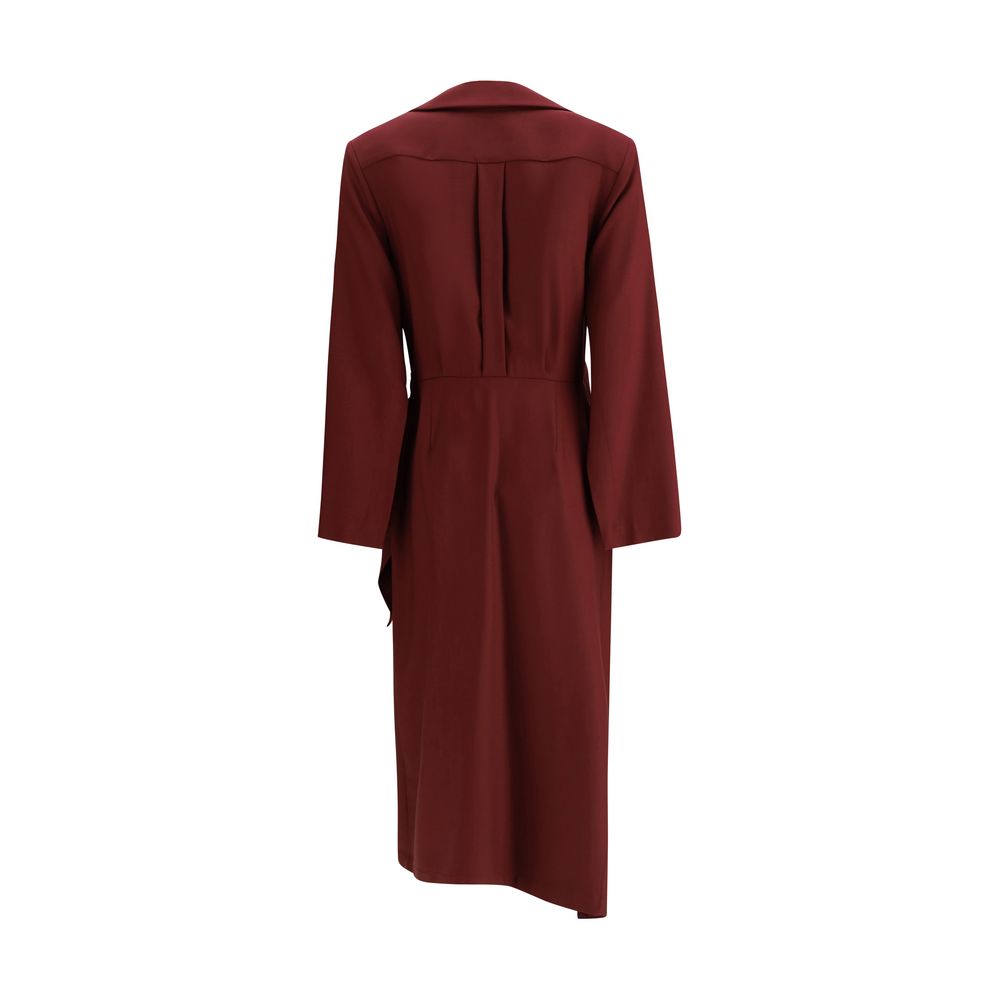 Como Dress in crêpe de chine