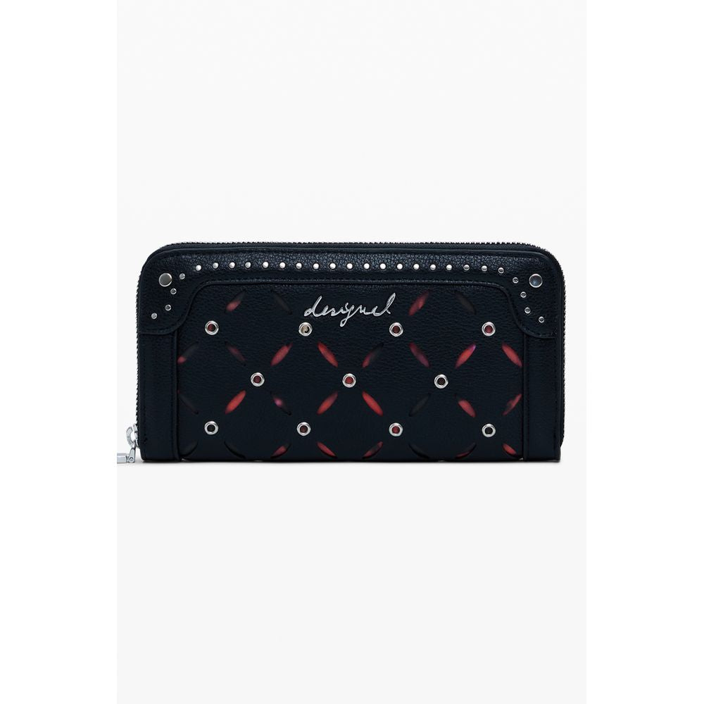 Black Polyethylene Women Wallet