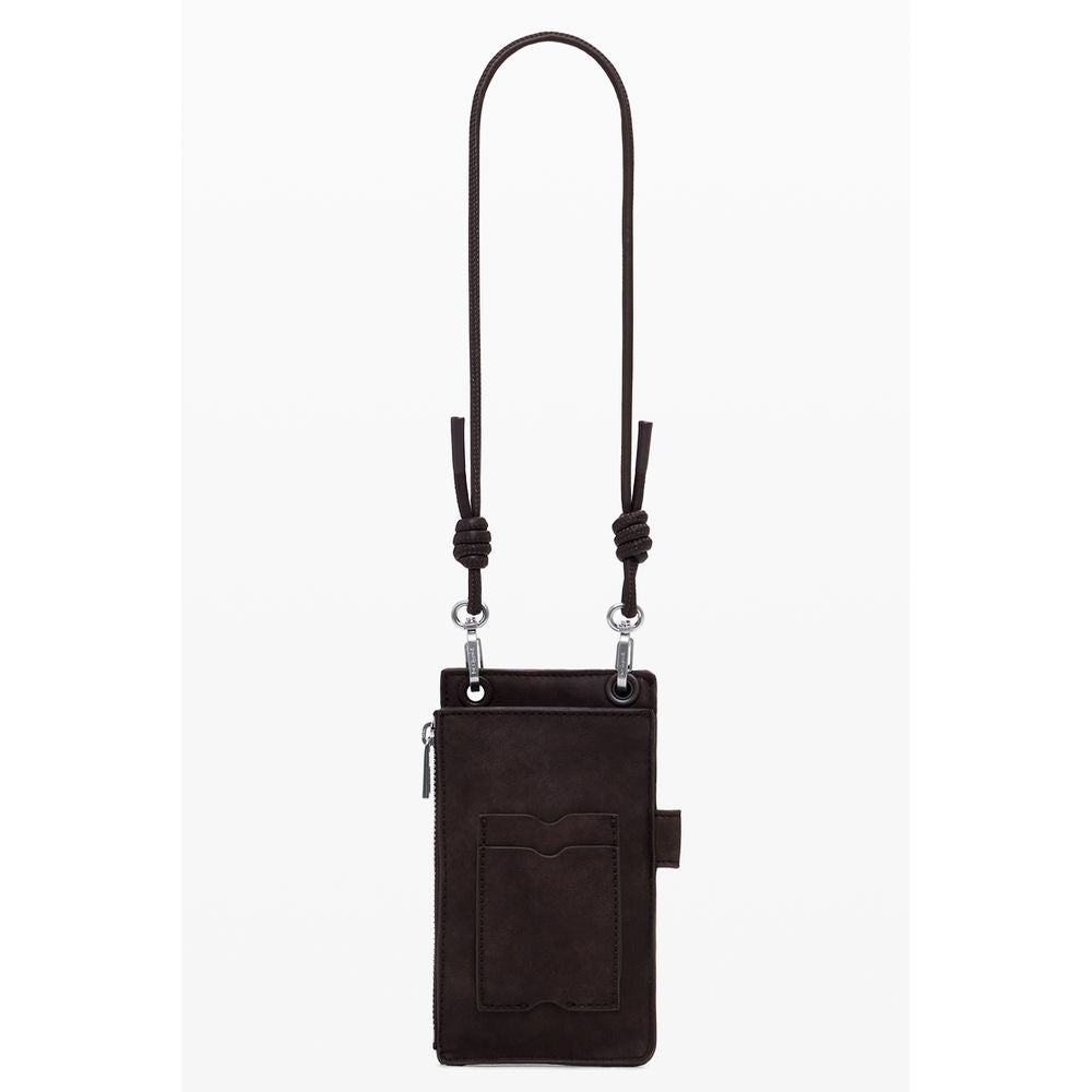 Brown Polyethylene Women Wallet