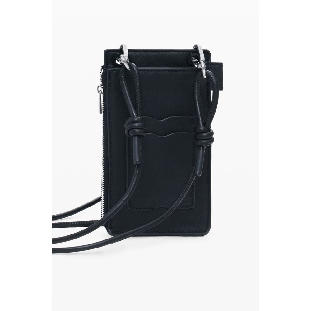 Black Polyethylene Women Wallet