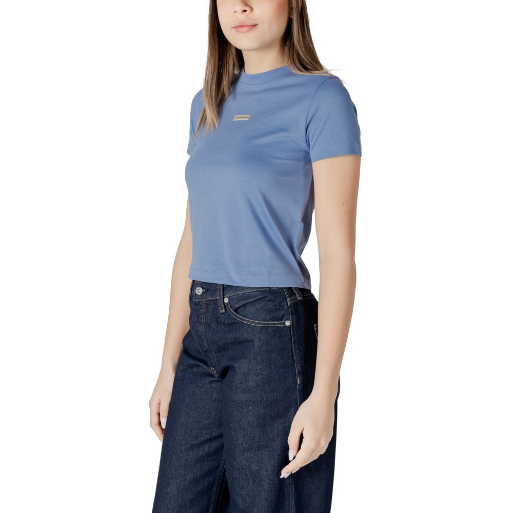 Light Blue Recycled Cotton T-Shirt