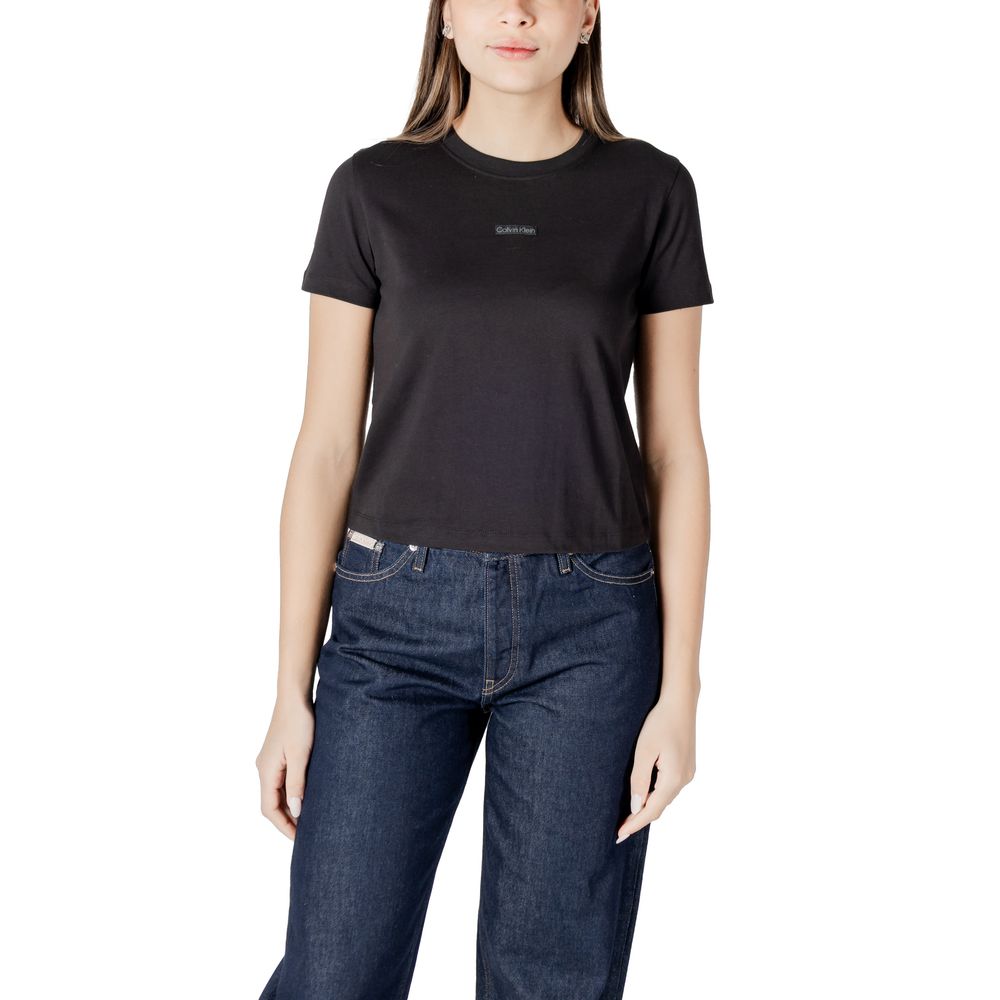 Black Recycled Cotton T-Shirt