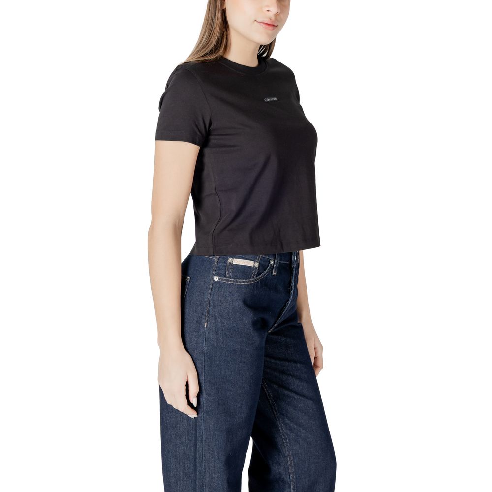 Black Recycled Cotton T-Shirt