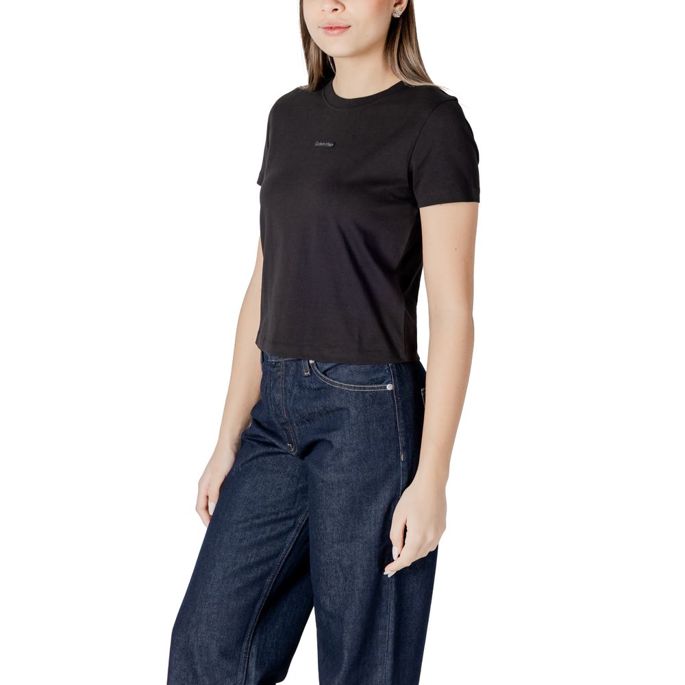 Black Recycled Cotton T-Shirt