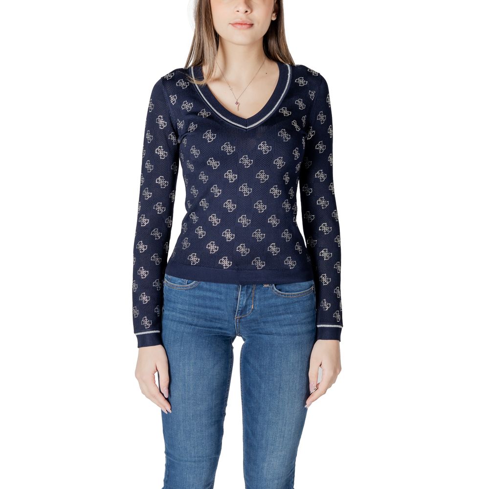 Blue Viscose Sweater