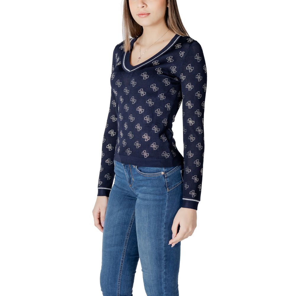 Blue Viscose Sweater