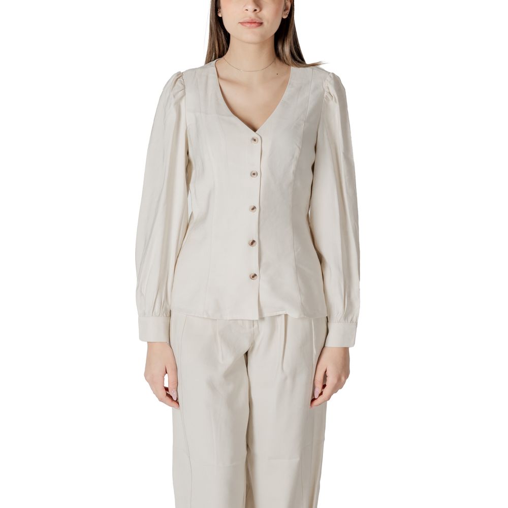 Cream Viscose Top