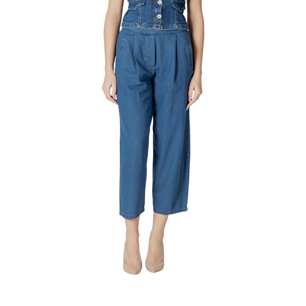 Blue Cotton Jeans Denim