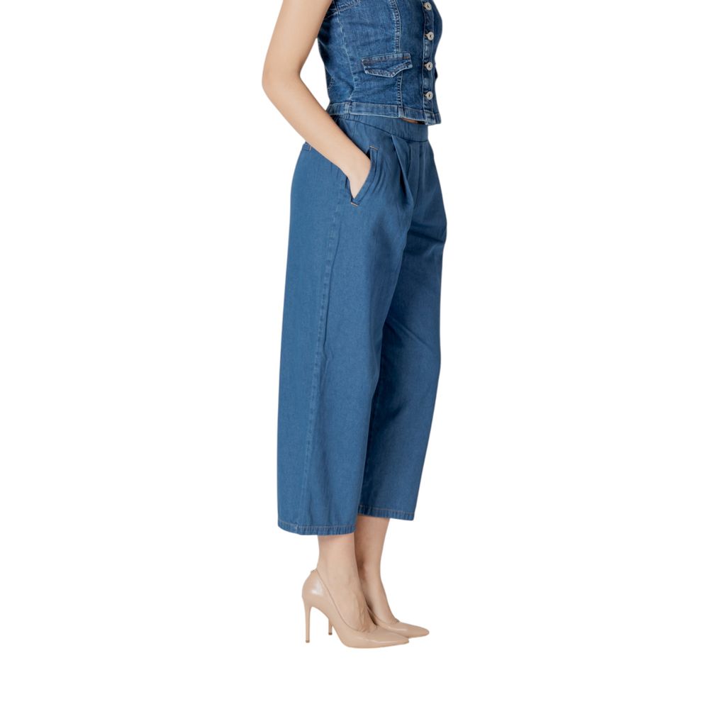 Blue Cotton Jeans Denim