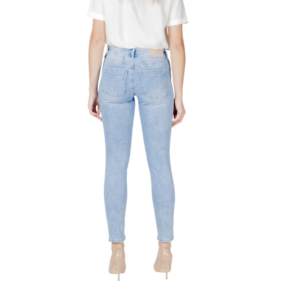 Light Blue Cotton Slim Fit Jean