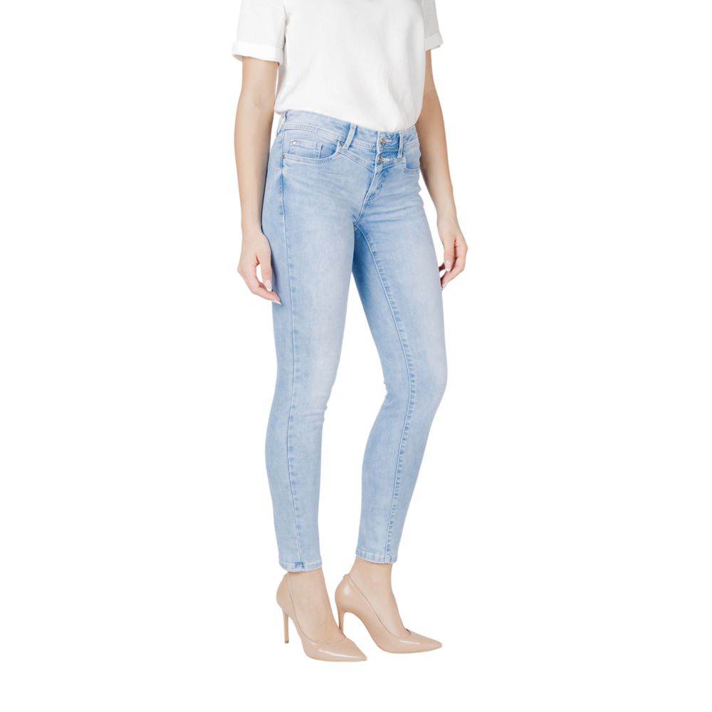Light Blue Cotton Slim Fit Jean