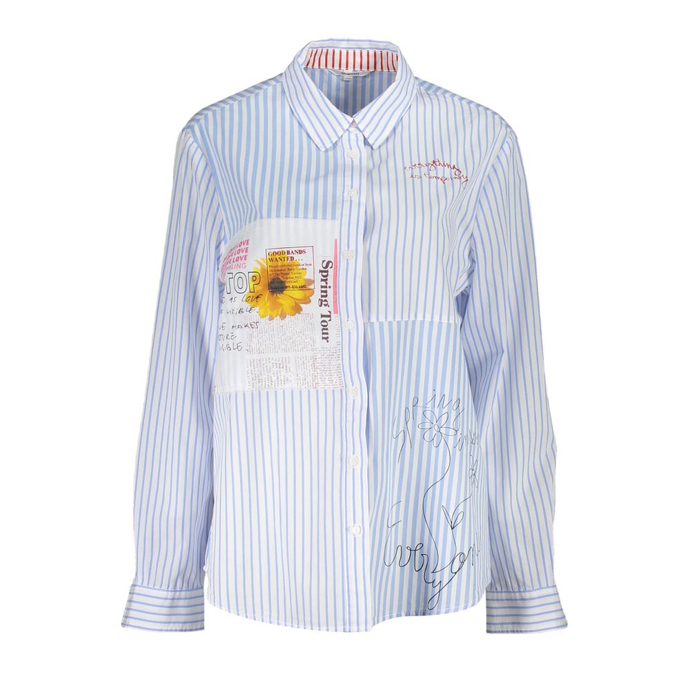 Blue Viscose Shirt