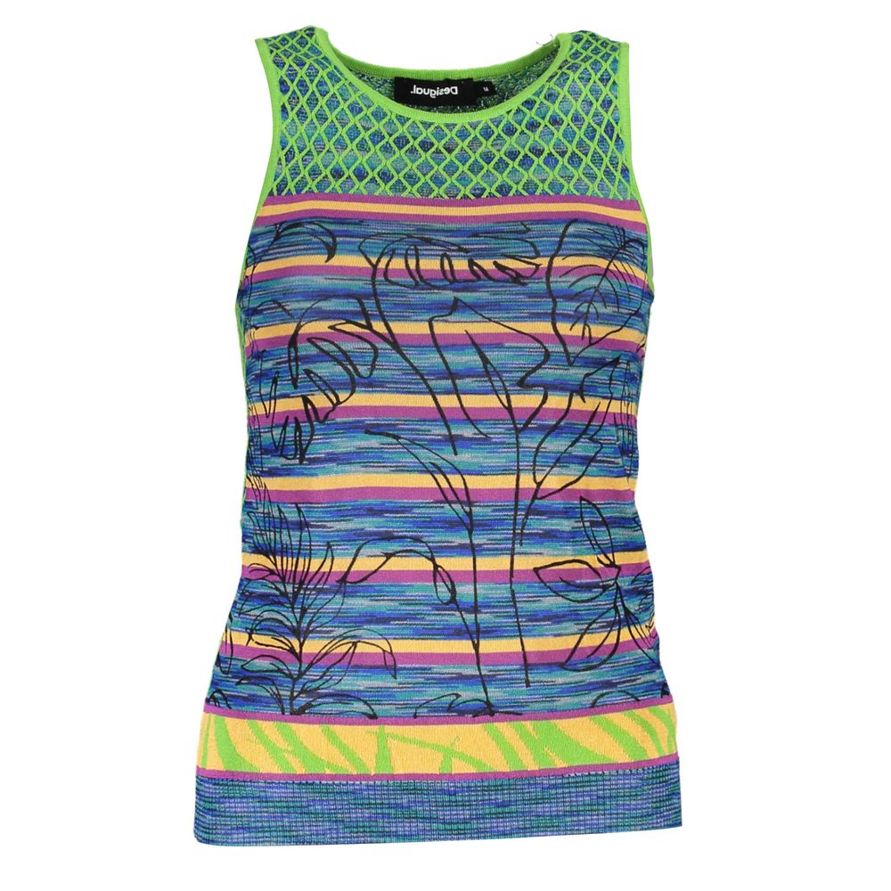 Green Cotton Tank Top
